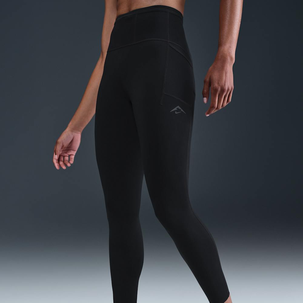 Leggins y Licras deportivas para correr para mujer en negro · HV2285-010 - vista 2