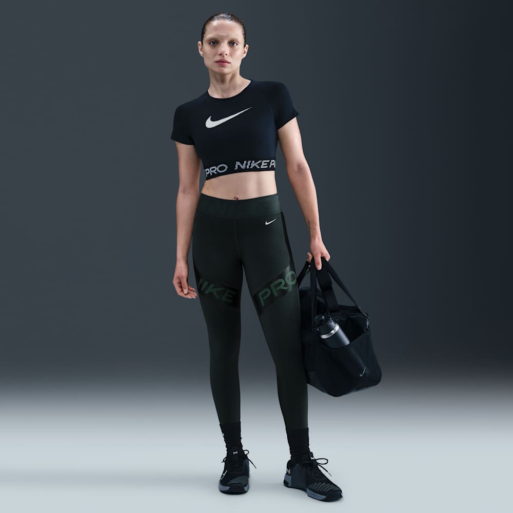 Leggins y Licras deportivas para entrenamiento para mujer en negro · HV2350-390 - vista 1