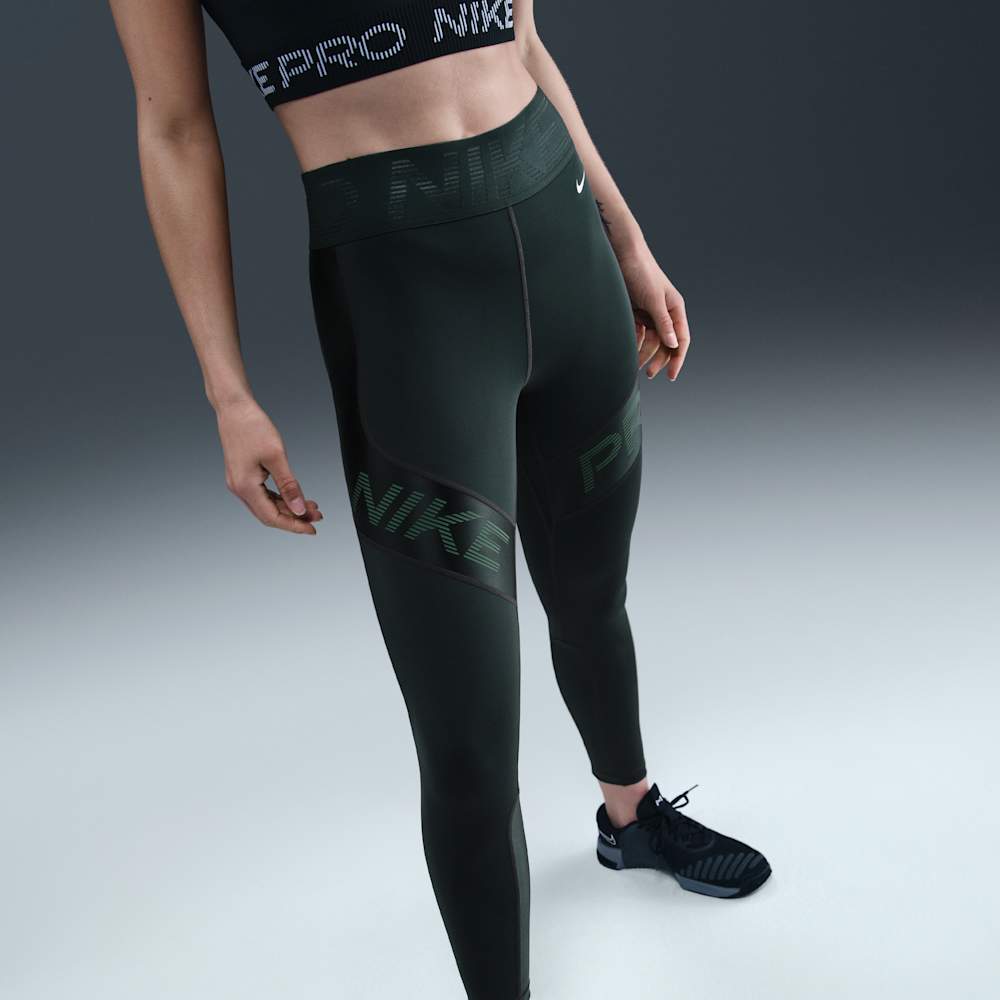 Leggins y Licras deportivas para entrenamiento para mujer en negro · HV2350-390 - vista 2