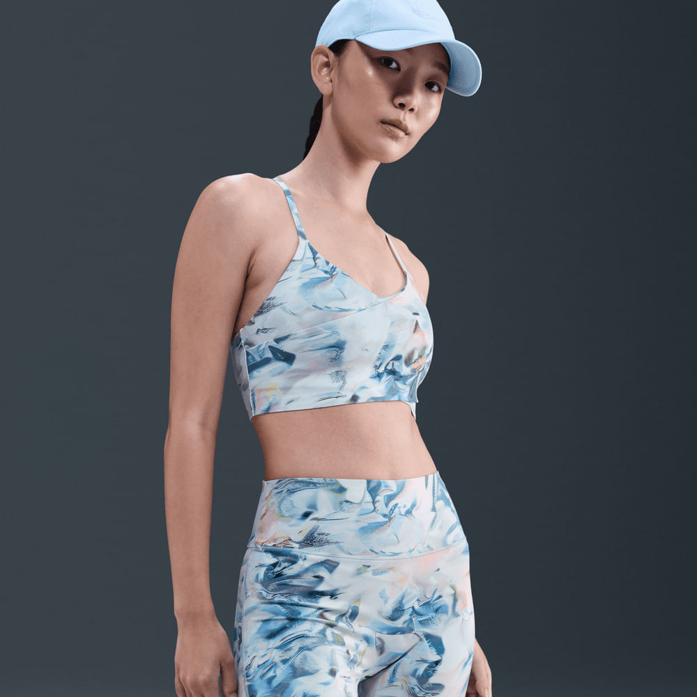 Leggins y Licras deportivas para entrenamiento para mujer en azul · HV2371-423 - vista 3