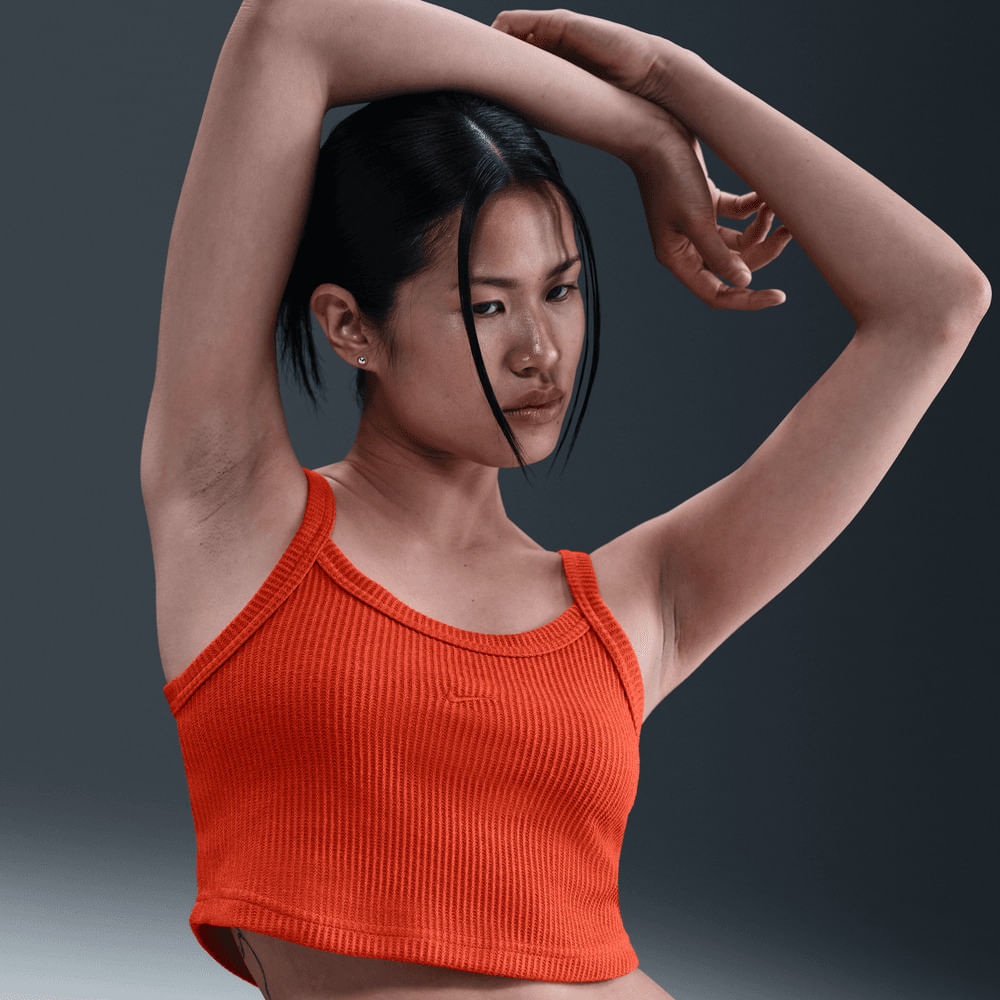 Camisetas y esqueletos casual para mujer en naranja · HV2406-633 - vista 1