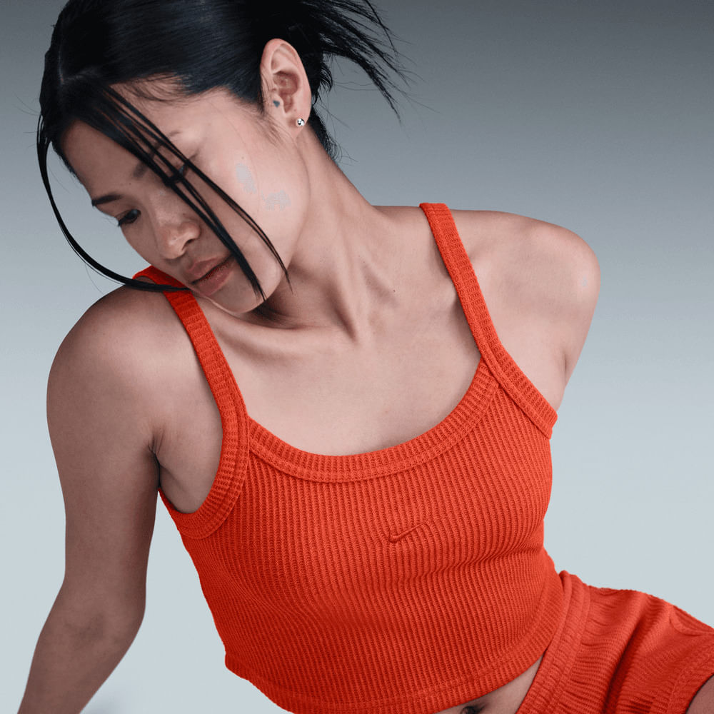 Camisetas y esqueletos casual para mujer en naranja · HV2406-633 - vista 3