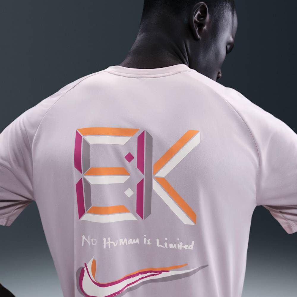 Camisetas y esqueletos para correr para hombre en rosa · HV2651-667 - vista 2