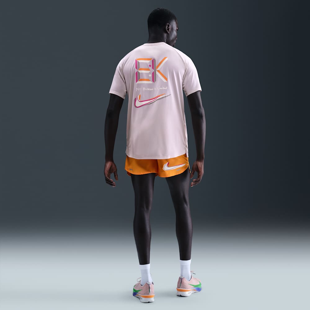 Camisetas y esqueletos para correr para hombre en rosa · HV2651-667 - vista 5