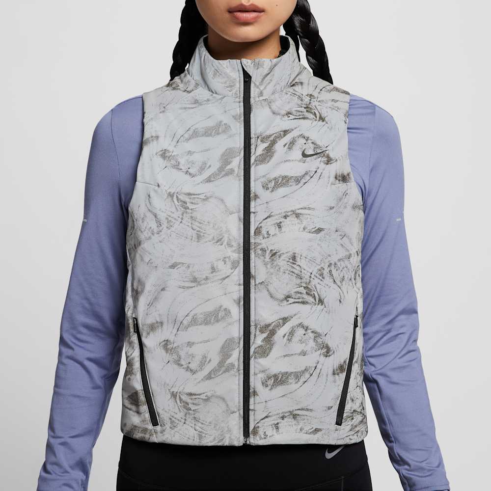 Chaquetas para correr para mujer en gris · HV2762-078 - vista 4