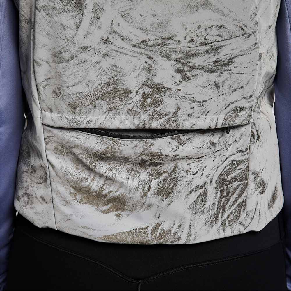 Chaquetas para correr para mujer en gris · HV2762-078 - vista 8