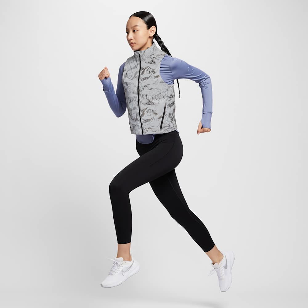 Chaquetas para correr para mujer en gris · HV2762-078 - vista 9