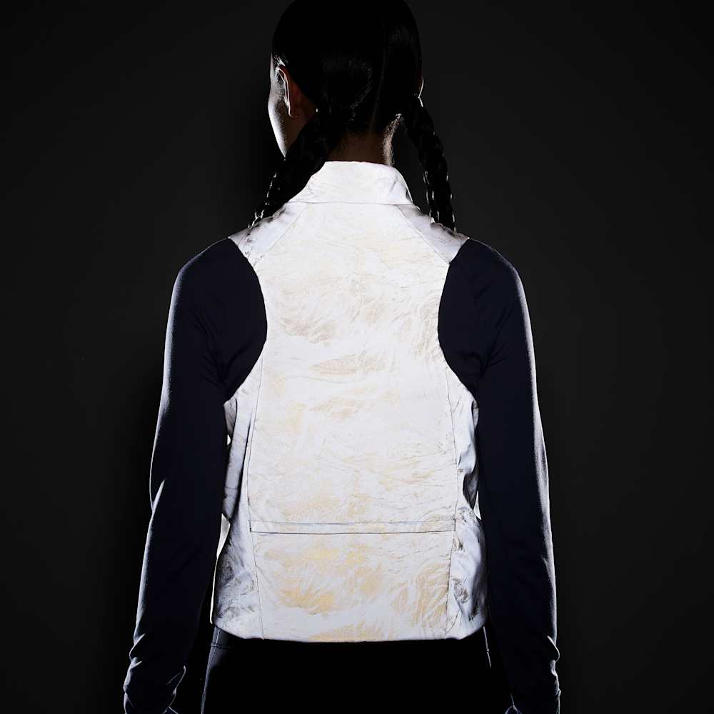 Chaquetas para correr para mujer en gris · HV2762-078 - vista 11