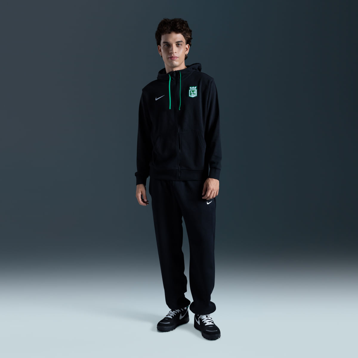 Buzos casual para hombre en negro · HV2878-010 - vista 5