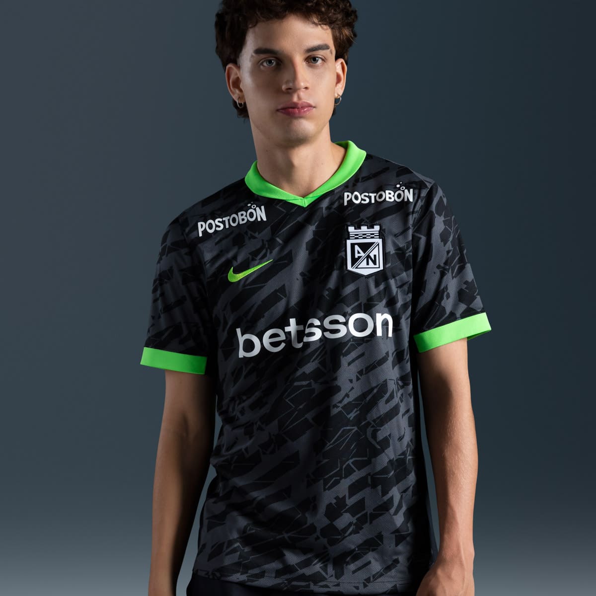 Camisetas y esqueletos de fútbol para hombre en negro · HV2915-010 - vista 1