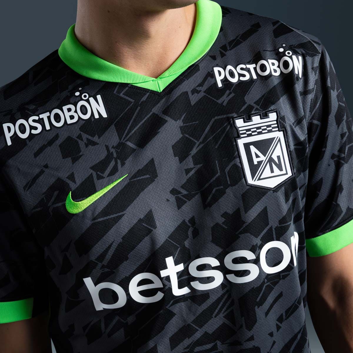 Camisetas y esqueletos de fútbol para hombre en negro · HV2915-010 - vista 4