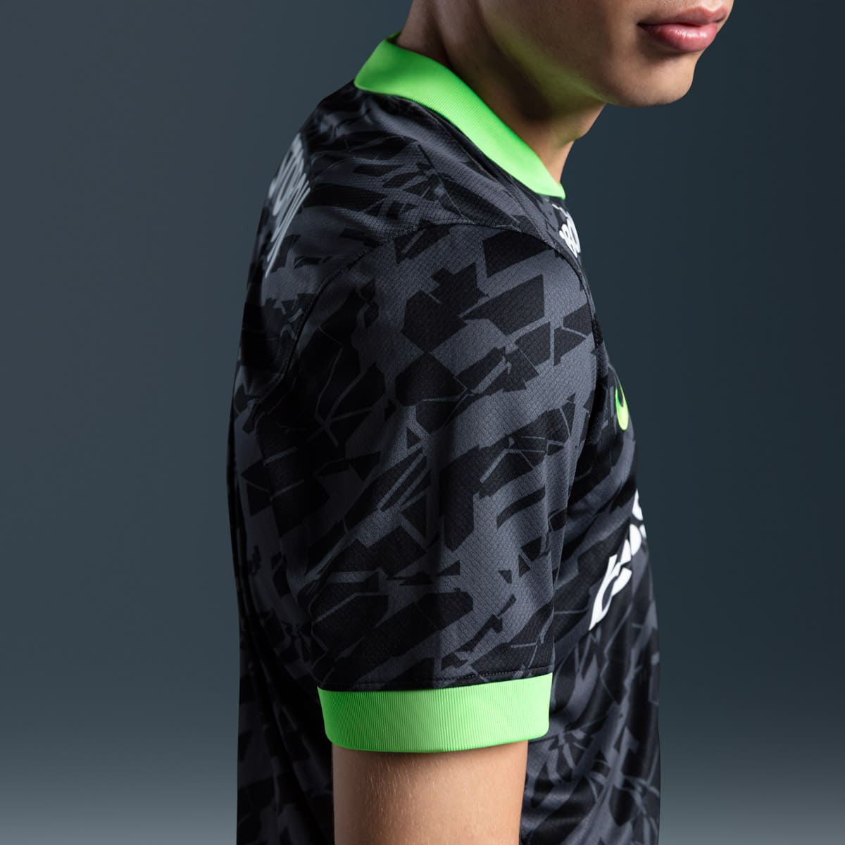 Camisetas y esqueletos de fútbol para hombre en negro · HV2915-010 - vista 5