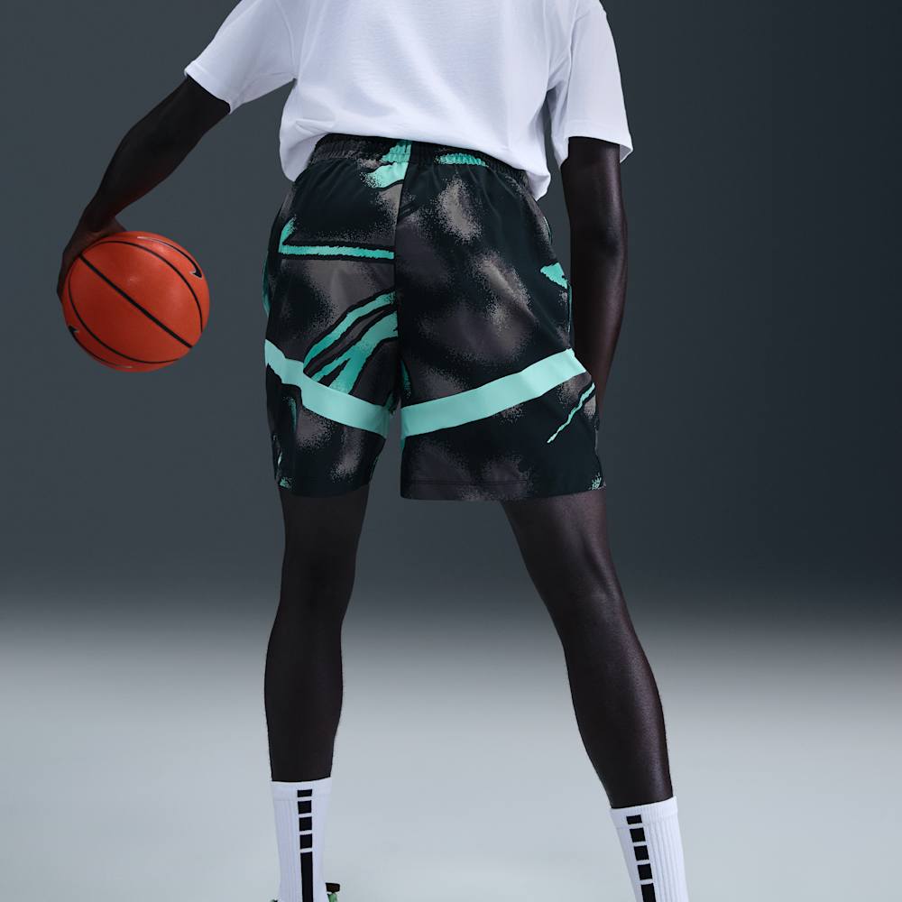 Shorts y Pantalonetas de básquetbol para hombre en verde · HV3388-339 - vista 3