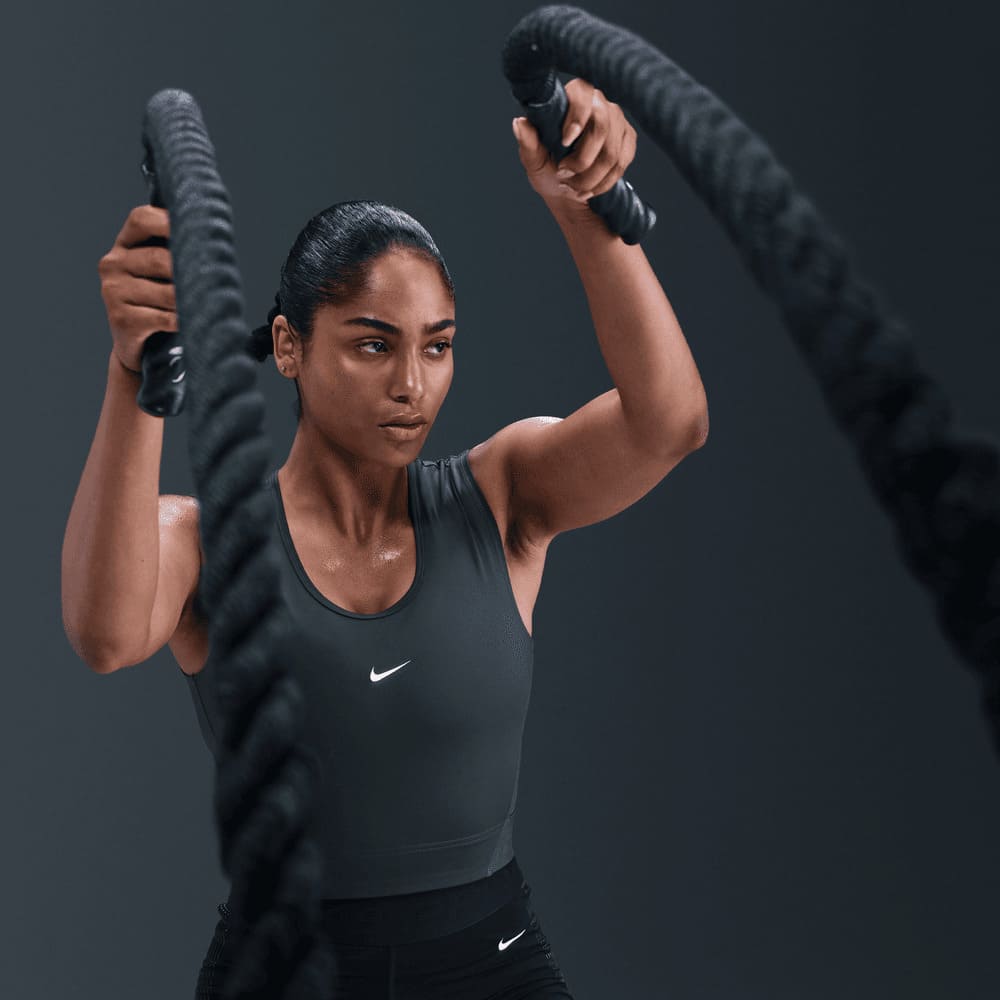 Camisetas y esqueletos para entrenamiento para mujer en verde · HV3667-390 - vista 3