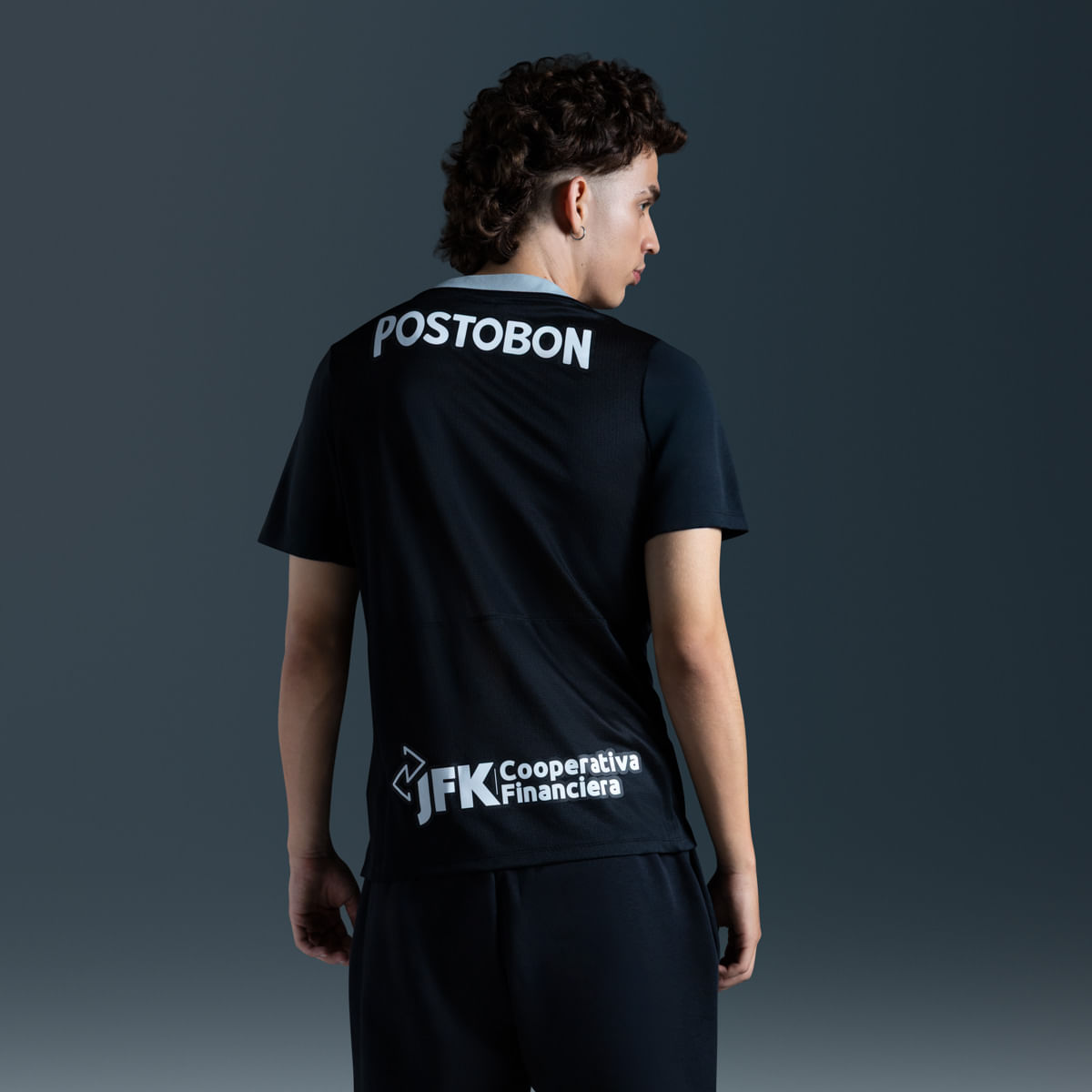Camisetas y esqueletos de fútbol para hombre en negro · HV3742-010 - vista 2