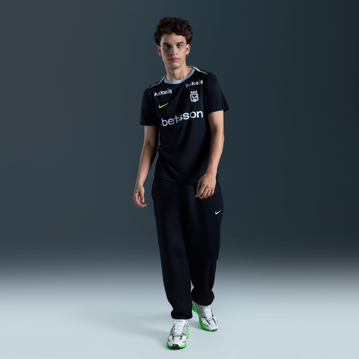 Camisetas y esqueletos de fútbol para hombre en negro · HV3742-010 - vista 5