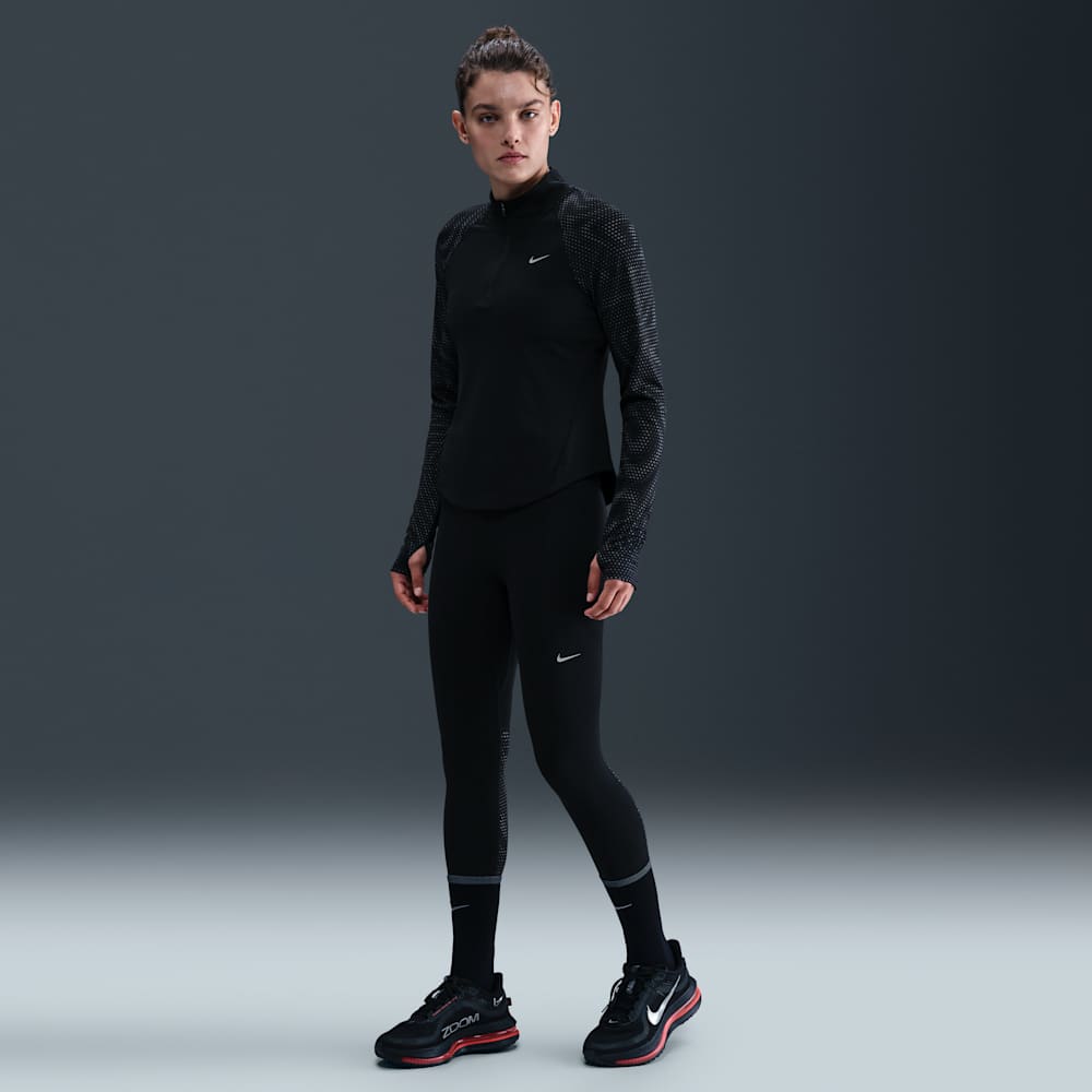 Leggins y Licras deportivas para correr para mujer en negro · HV3749-010 - vista 1