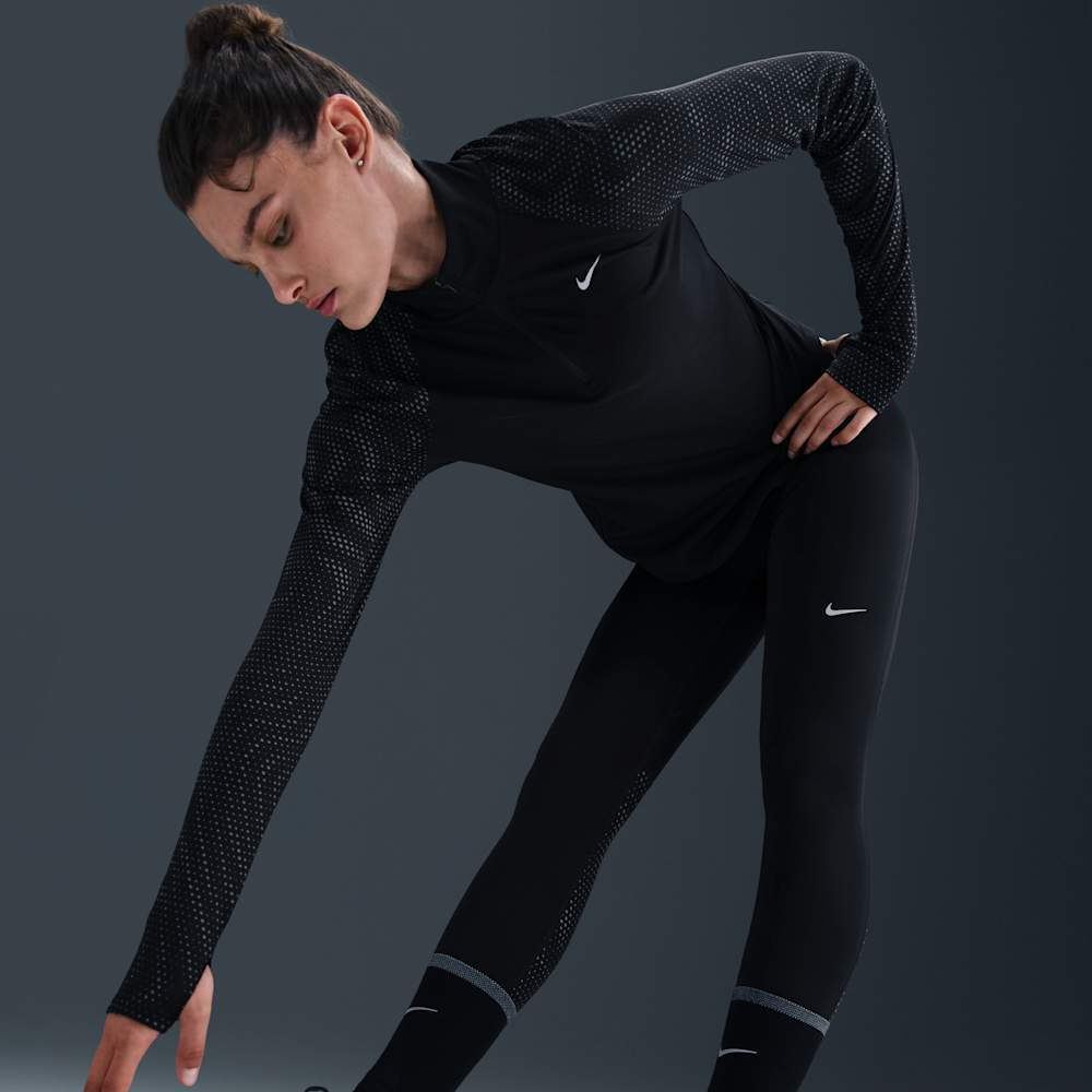 Leggins y Licras deportivas para correr para mujer en negro · HV3749-010 - vista 5