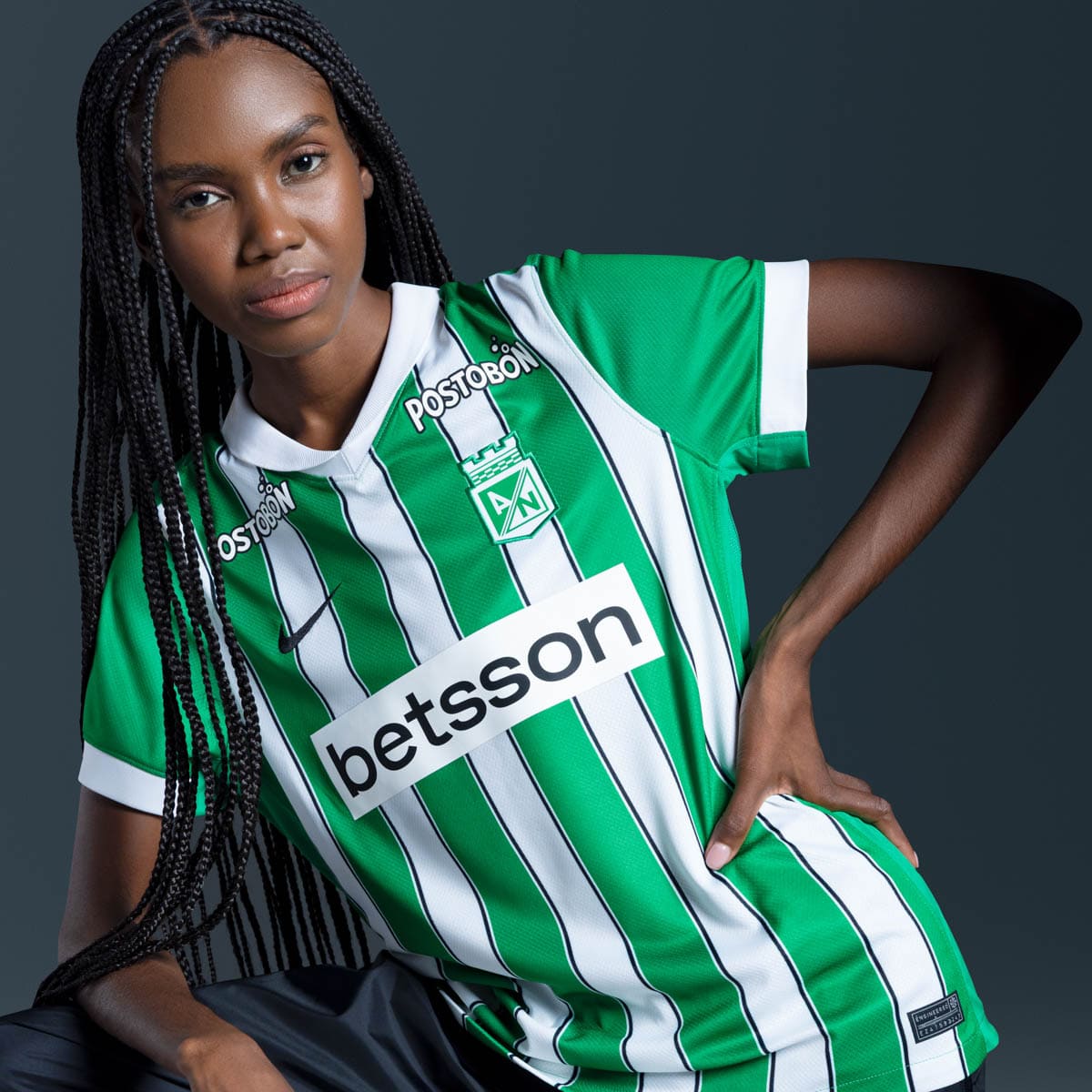 Camisetas y esqueletos de fútbol para mujer en verde · HV3926-300 - vista 4