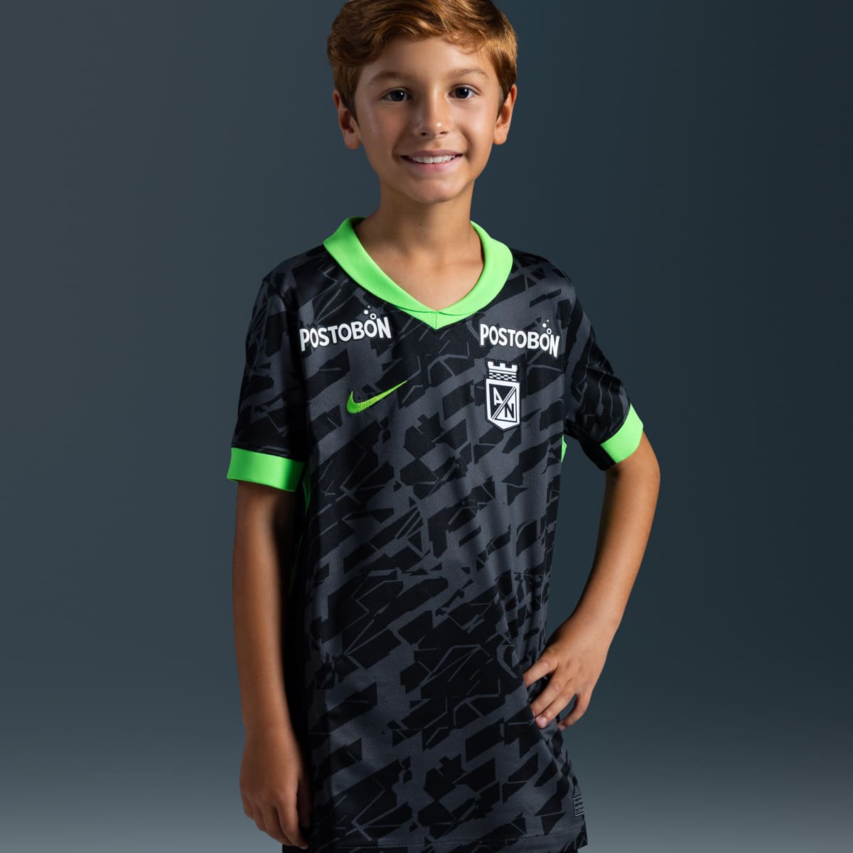 Camisetas y esqueletos de fútbol para niño en negro · HV3940-010 - vista 1