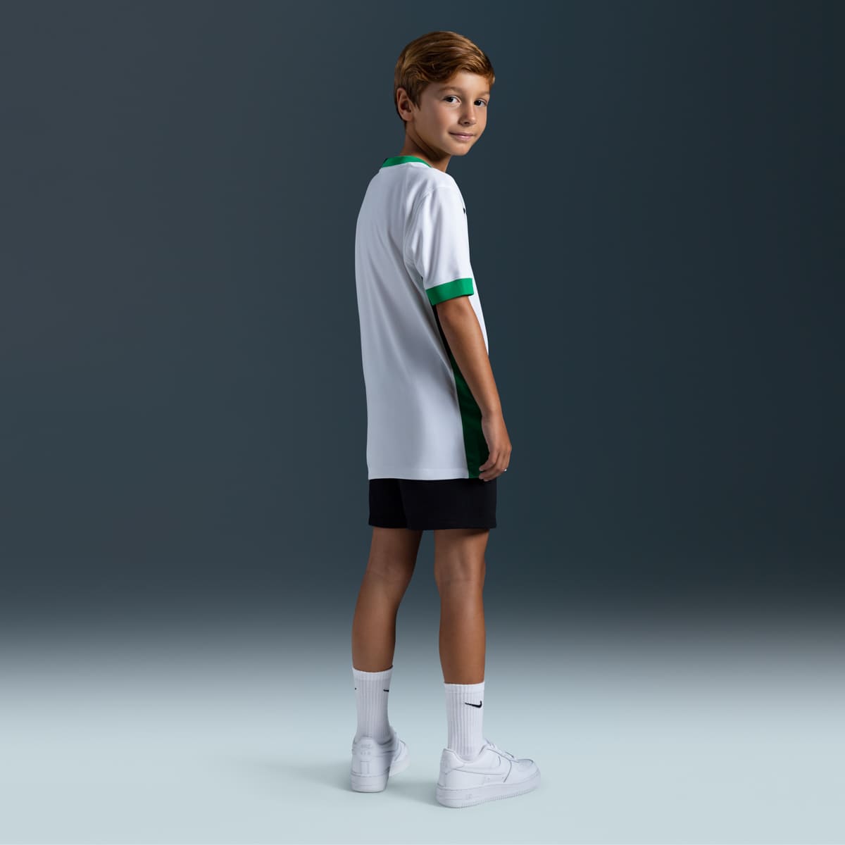 Camisetas y esqueletos de fútbol para niño en blanco · HV3942-100 - vista 5