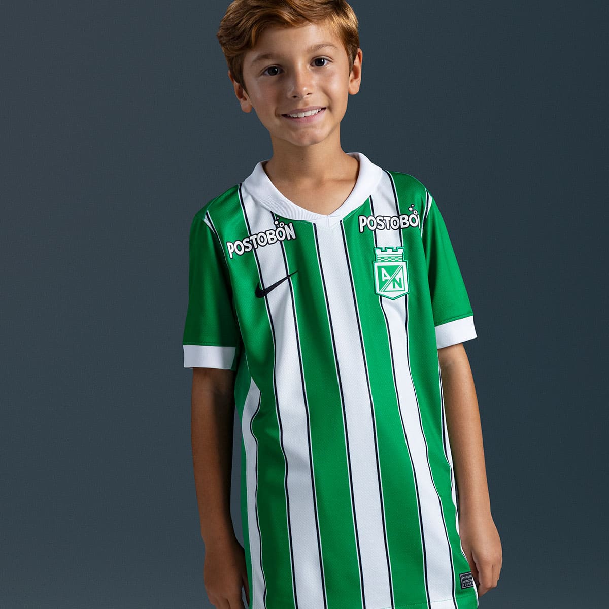 Camisetas y esqueletos de fútbol para niño en verde · HV3945-300 - vista 1