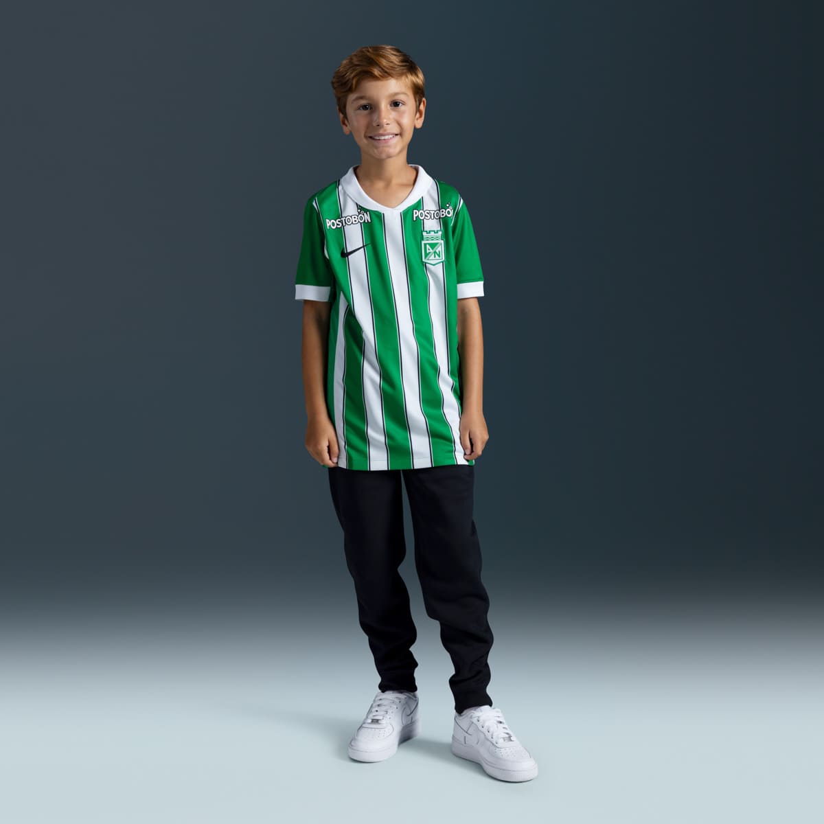 Camisetas y esqueletos de fútbol para niño en verde · HV3945-300 - vista 4