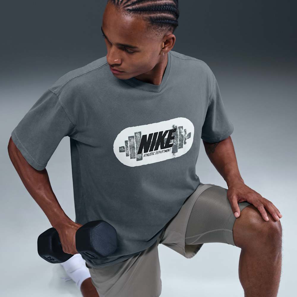 Camisetas y esqueletos para entrenamiento para hombre en gris · HV4133-084 - vista 3