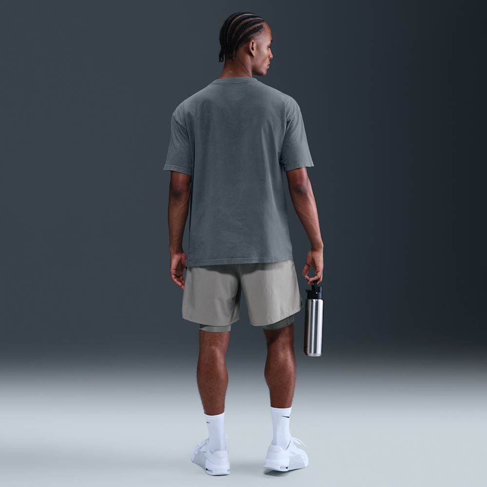 Camisetas y esqueletos para entrenamiento para hombre en gris · HV4133-084 - vista 5
