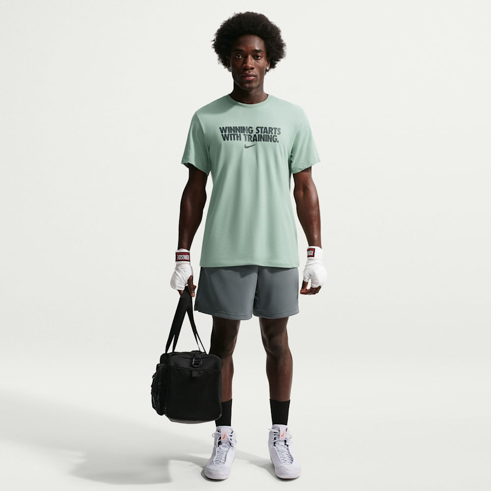 Camisetas y esqueletos para entrenamiento para hombre en verde · HV4187-006 - vista 4