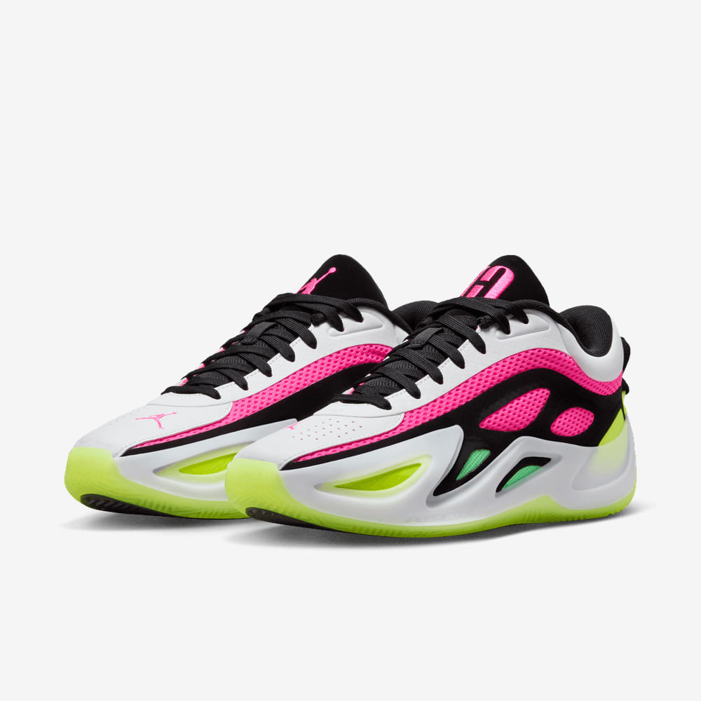 Tenis de básquetbol para mujer en blanco · HV4417-101 - vista 5