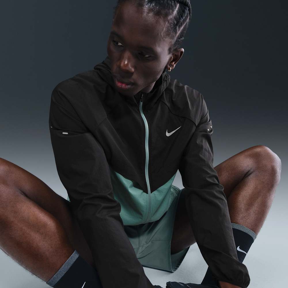 Chaquetas para correr para hombre en negro · HV4548-014 - vista 3