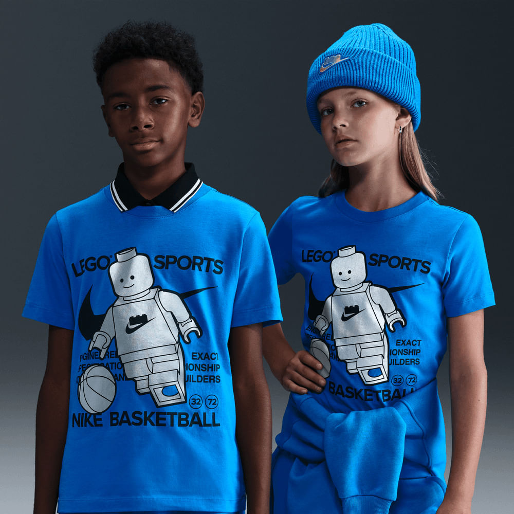 Camisetas y esqueletos casual para niño en azul · HV5194-470 - vista 1