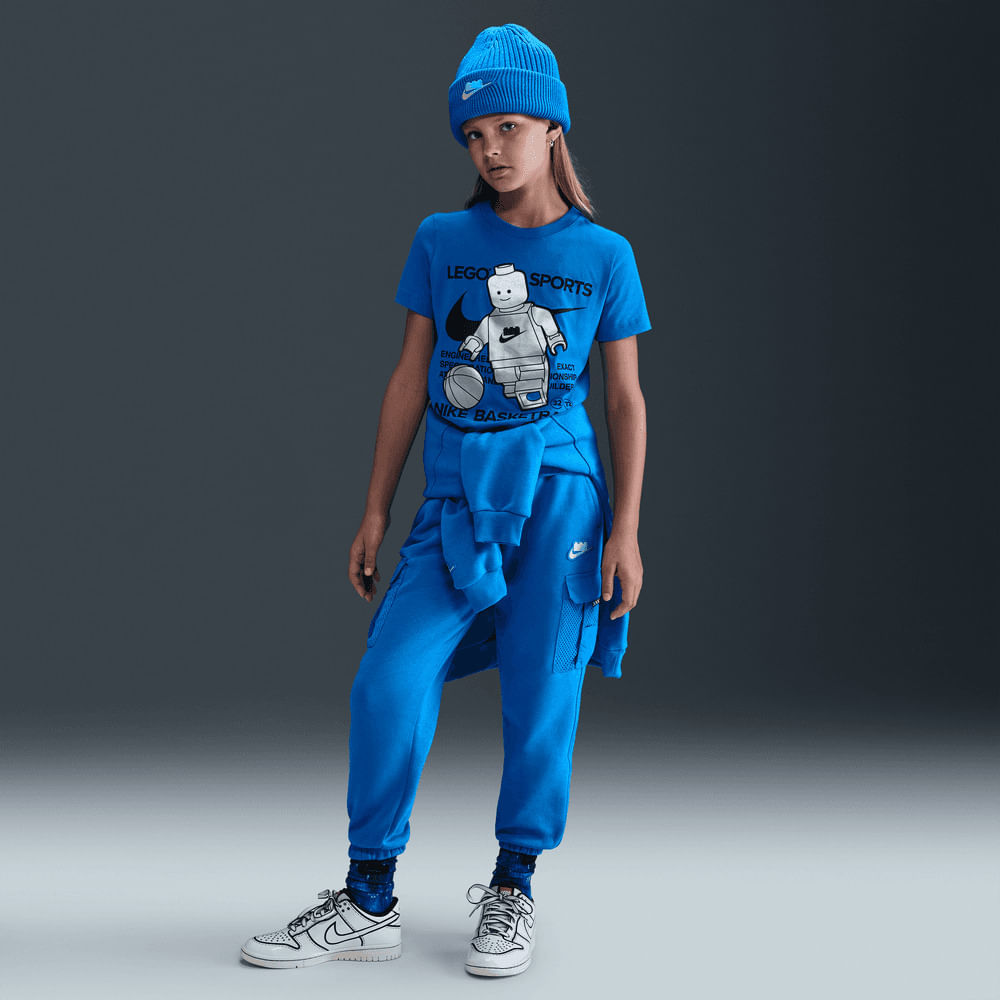 Camisetas y esqueletos casual para niño en azul · HV5194-470 - vista 2