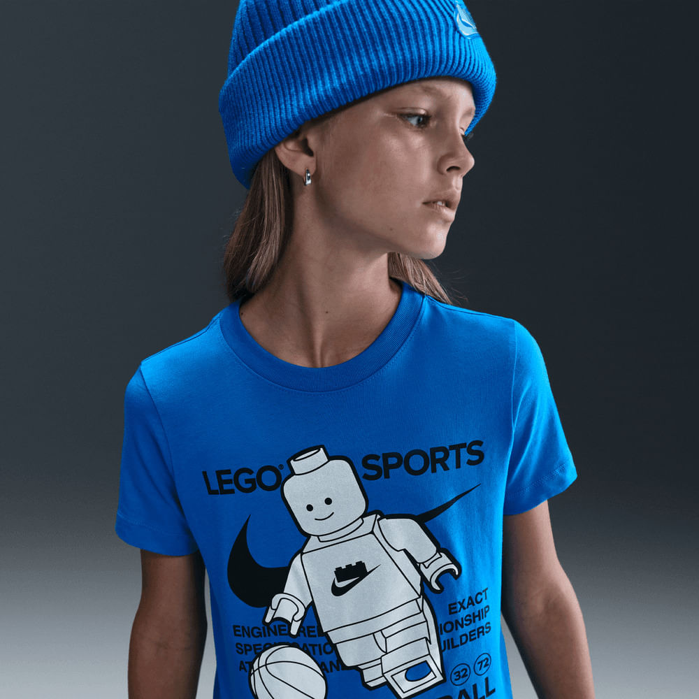Camisetas y esqueletos casual para niño en azul · HV5194-470 - vista 4