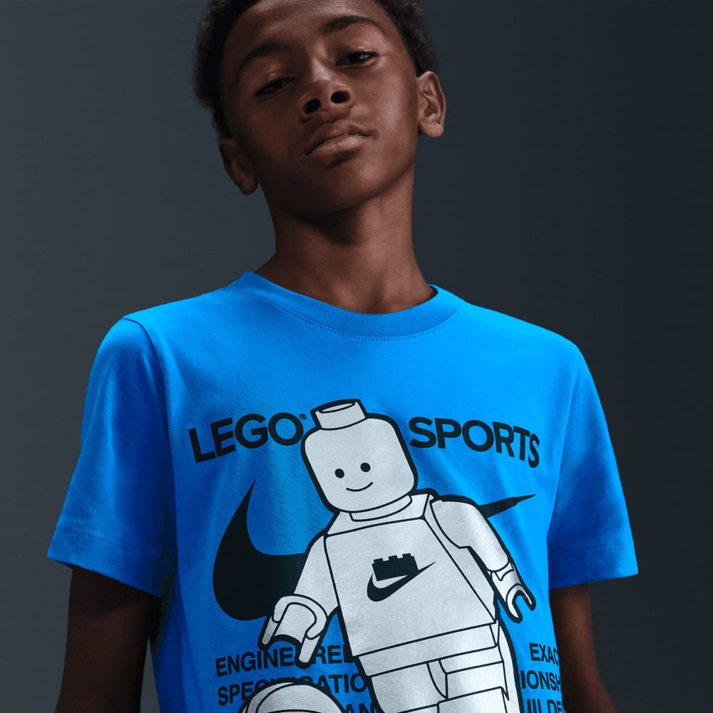 Camisetas y esqueletos casual para niño en azul · HV5194-470 - vista 5