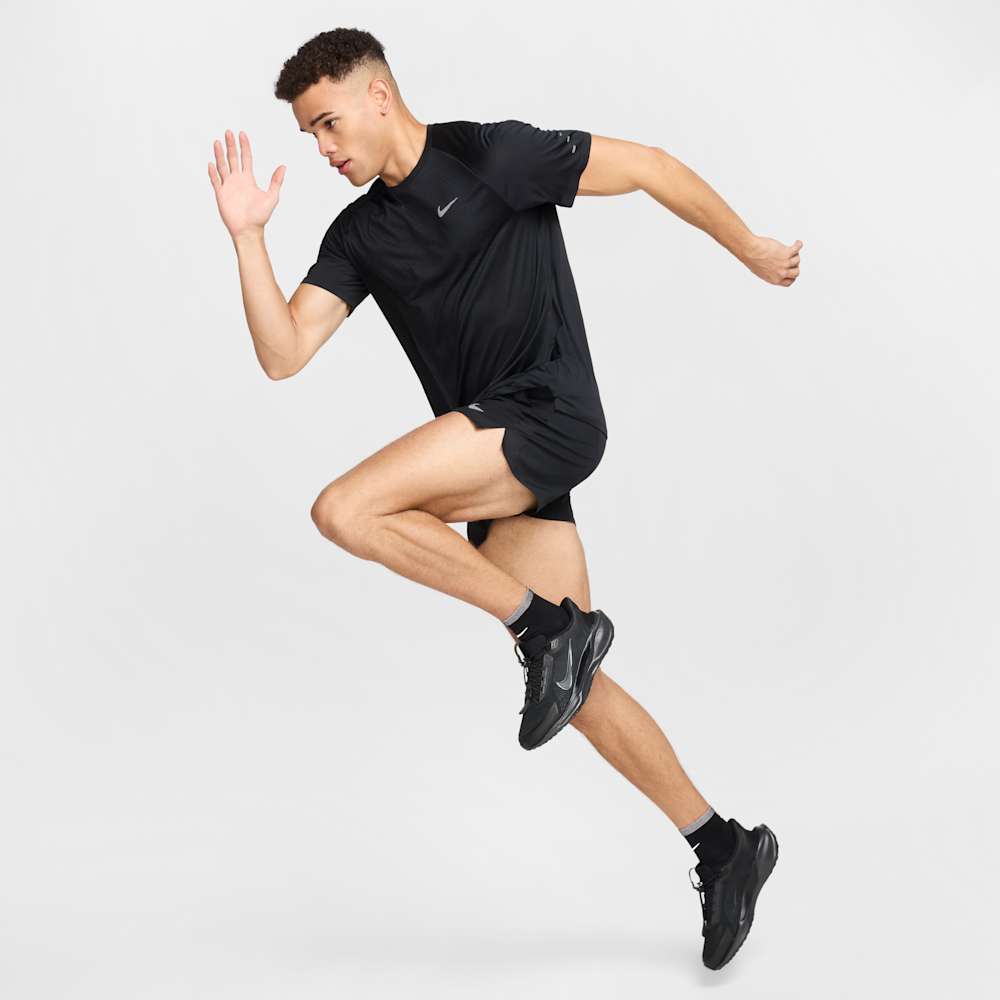Camisetas y esqueletos para correr para hombre en negro · HV5203-010 - vista 7