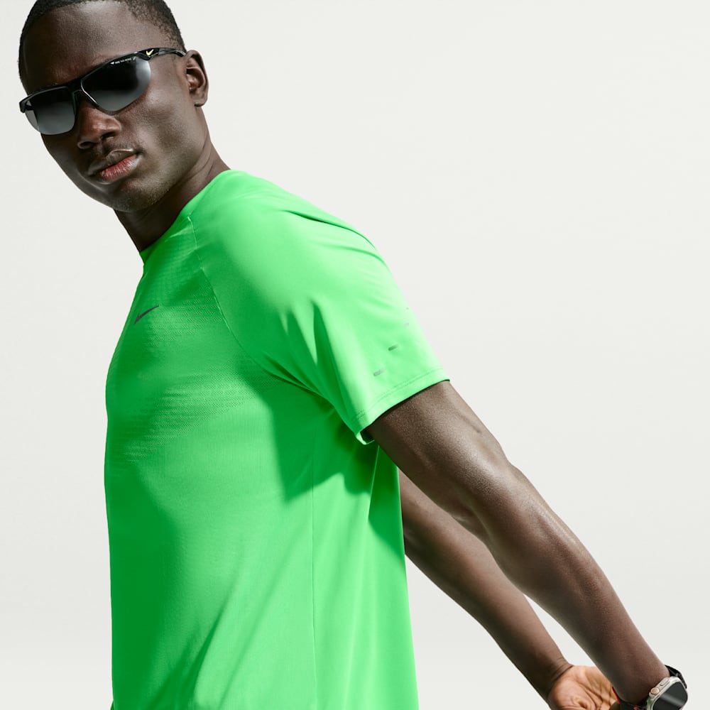 Camisetas y esqueletos para correr para hombre en verde · HV5203-329 - vista 3