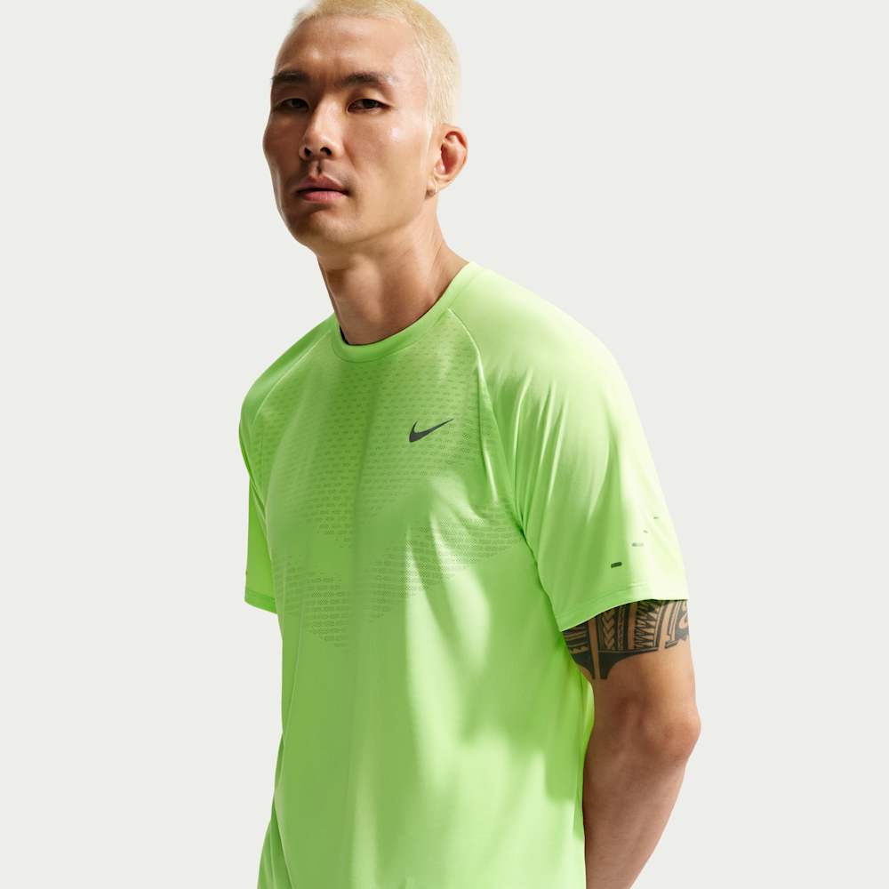 Camisetas y esqueletos para correr para hombre en verde · HV5203-377 - vista 1