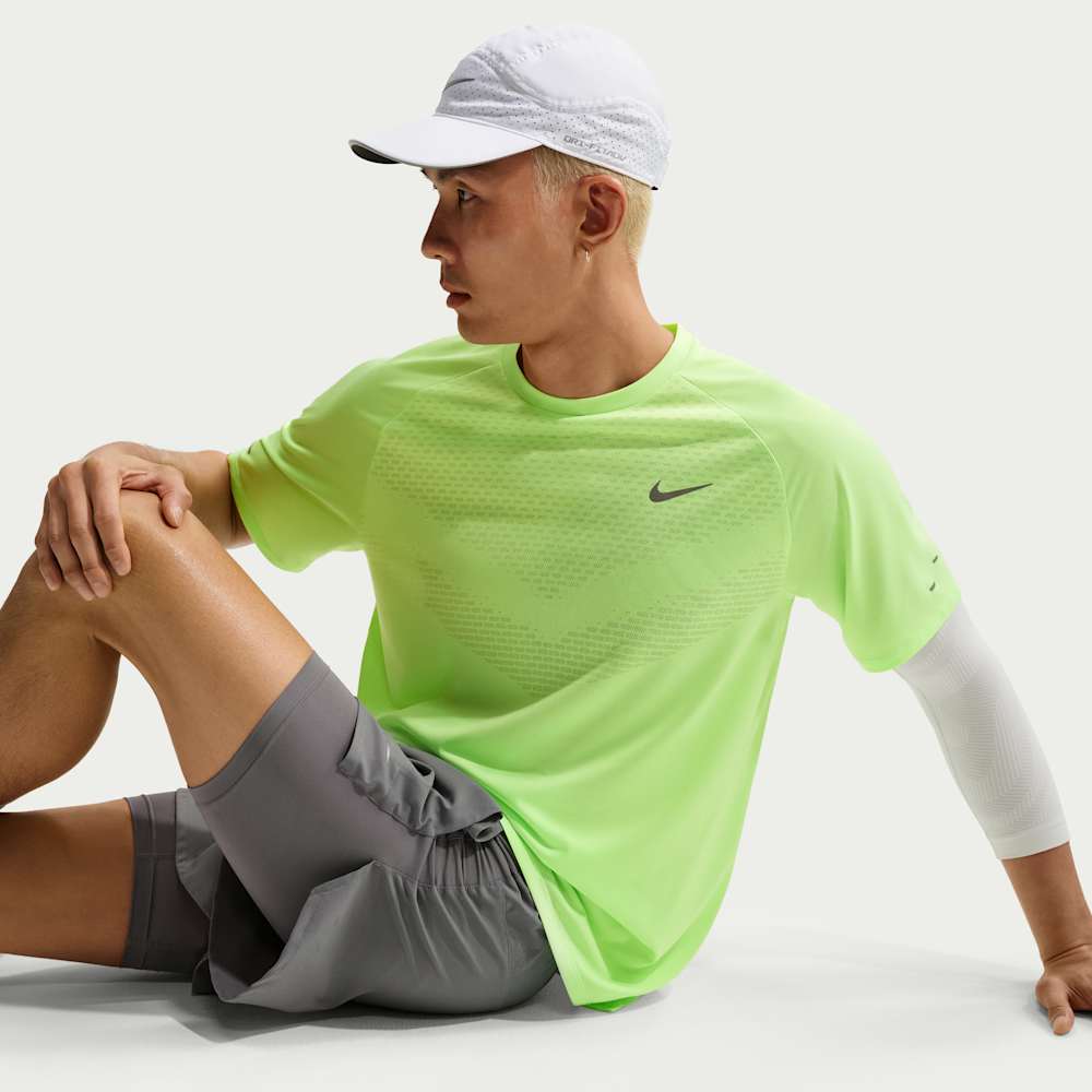 Camisetas y esqueletos para correr para hombre en verde · HV5203-377 - vista 3
