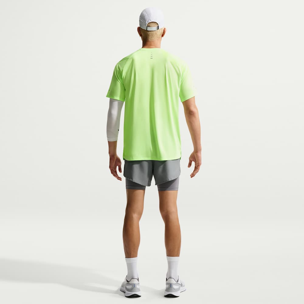 Camisetas y esqueletos para correr para hombre en verde · HV5203-377 - vista 5