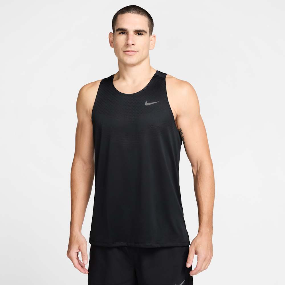 Camisetas y esqueletos para correr para hombre en negro · HV5210-010 - vista 1