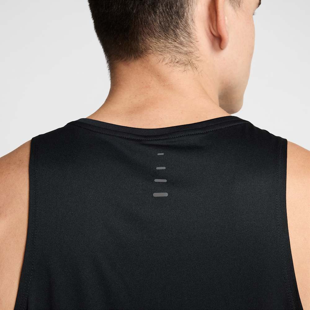 Camisetas y esqueletos para correr para hombre en negro · HV5210-010 - vista 5