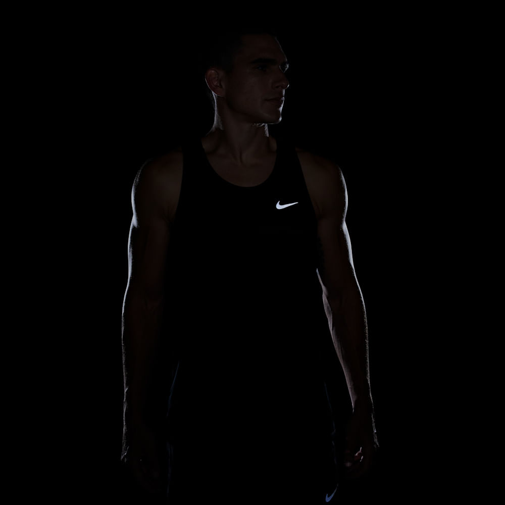 Camisetas y esqueletos para correr para hombre en negro · HV5210-010 - vista 7