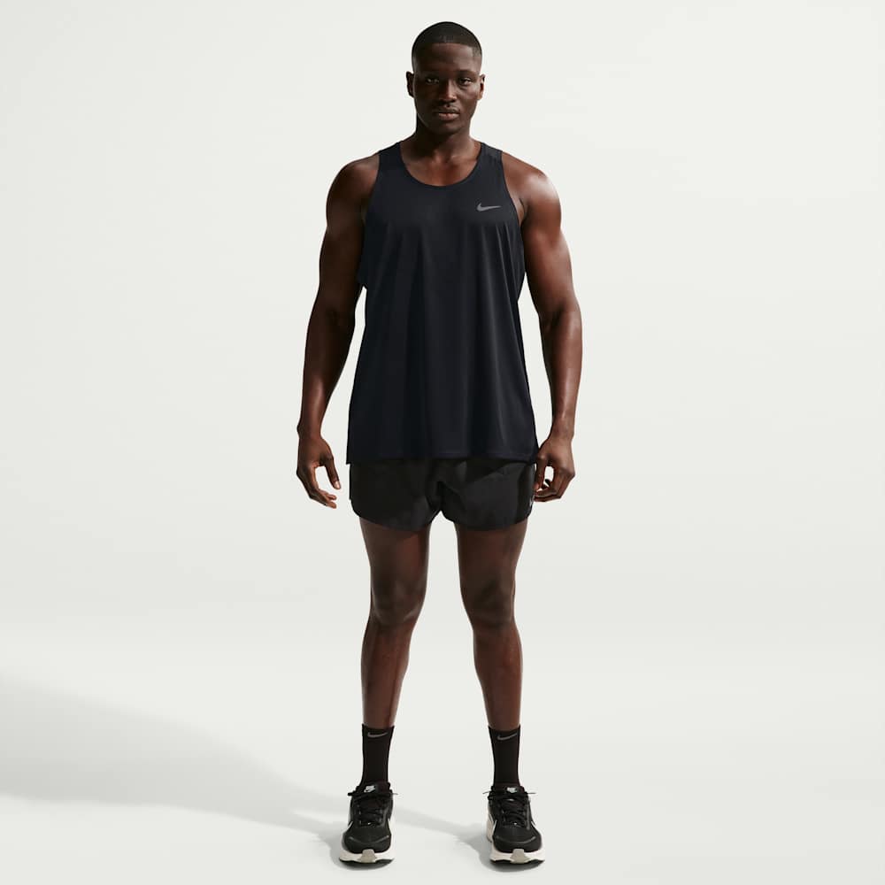 Camisetas y esqueletos para correr para hombre en negro · HV5210-010 - vista 12