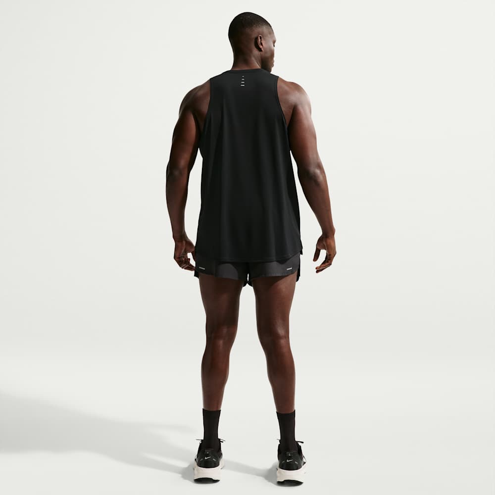 Camisetas y esqueletos para correr para hombre en negro · HV5210-010 - vista 13