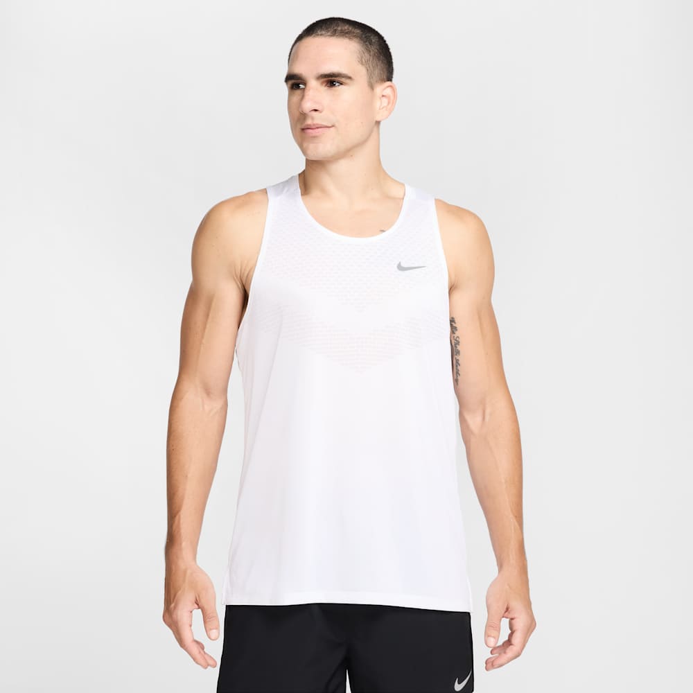 Camisetas y esqueletos para correr para hombre en blanco · HV5210-100 - vista 1
