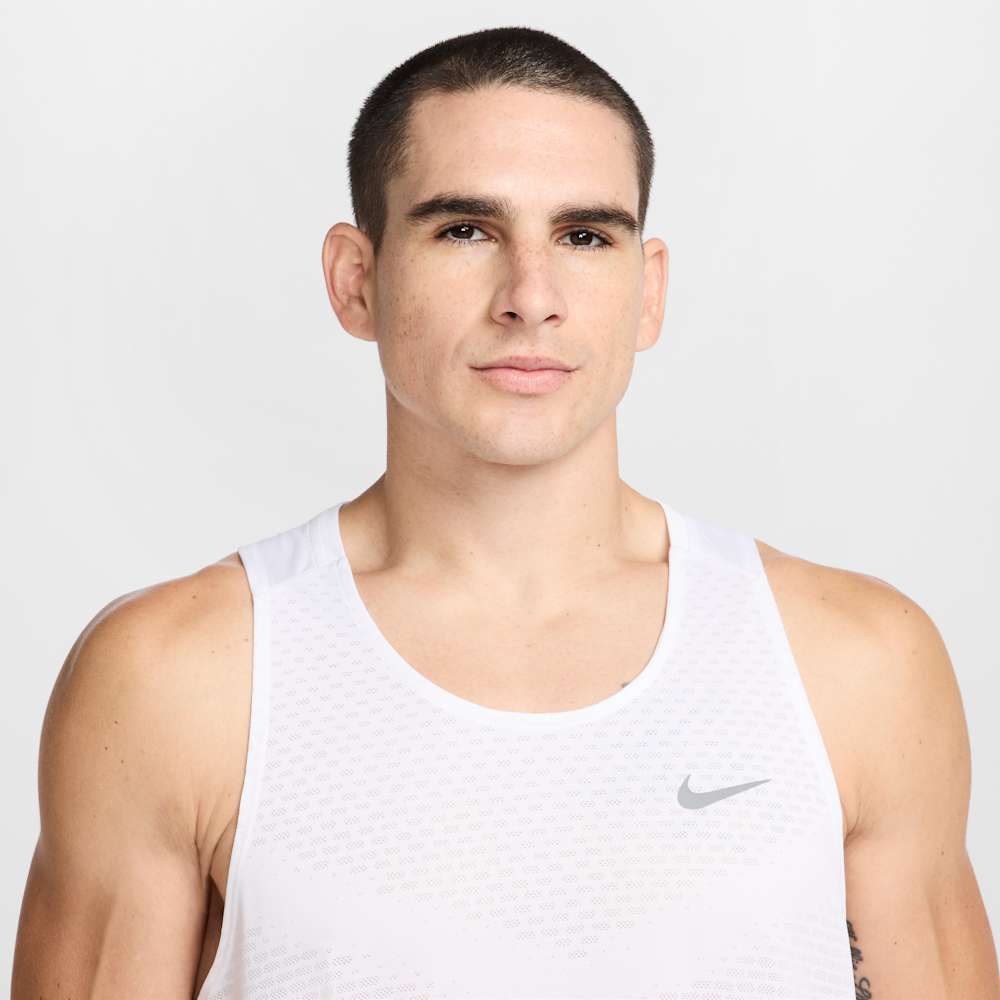 Camisetas y esqueletos para correr para hombre en blanco · HV5210-100 - vista 3