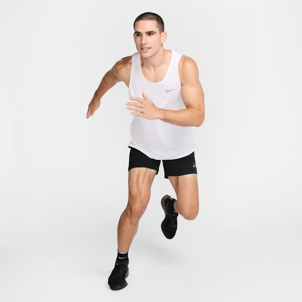 Camisetas y esqueletos para correr para hombre en blanco · HV5210-100 - vista 6