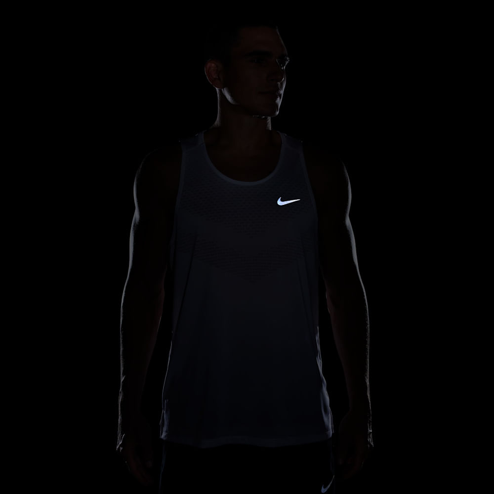 Camisetas y esqueletos para correr para hombre en blanco · HV5210-100 - vista 7
